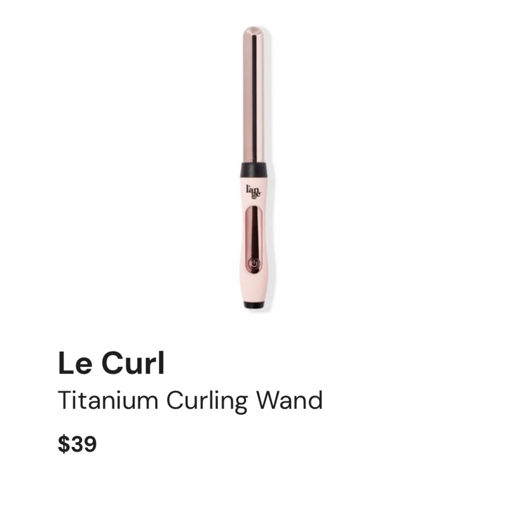 L’ange - Le curl 32mm titanium curling wand.